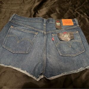 Levi's Women's Dark Blue Jean Shorts